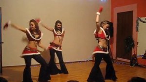 Santa Claus ITS (Improvisational Tribal Style), Polina Shandarina & Jellyfish tribe, Russia