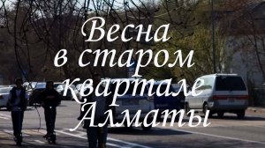 Прогулка по старому кварталу Алматы. 04.04.2025