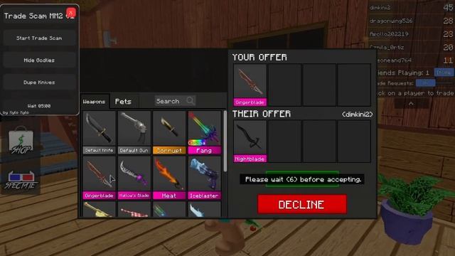 🔥*NEW🔥* MM2 TRADE SCAM | DUPING | HIDE GODLIES!🔥 PASTEBIN IN DESCRIPTION! (KEYLESS🔑)