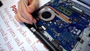 Dell Inspiron 15 5000 series broken charge port power jack repair how to fix laptop disassembly
