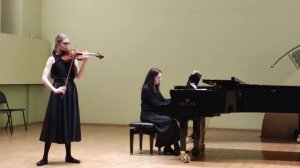 К. Шимановский-Н. Паганини, Каприс №21, Г. Венявский, Скерцо Тарантелла (Исп. Черных София, 12 лет)