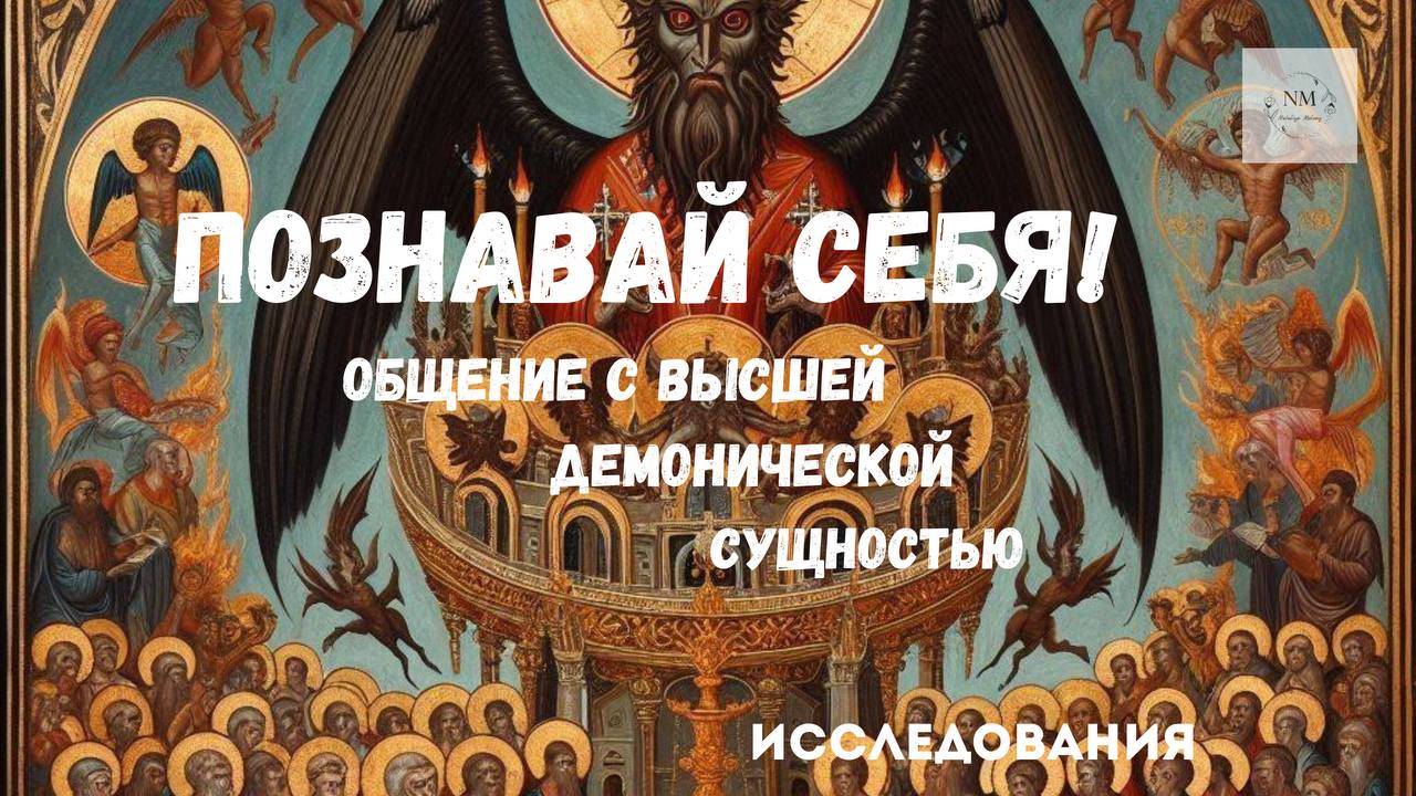 П О З Н А В А Й   С Е Б Я! Общение с высшей демонической сущностью через гипноз. Исследование.