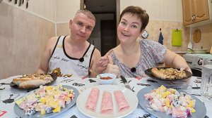 Мукбанг пираты НИКОГДА НЕ УНЫВАЮТ,  НЕ ДОЖДЁТЕСЬ! Обсуждаем с Вованом ПЛАНЫ на канал! Семейный ужин