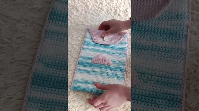 вязаный чехол для планшета