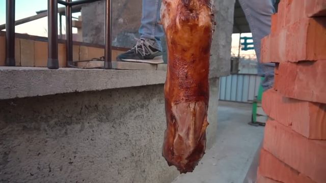 GOOSE MEAT In a TANDOOR.