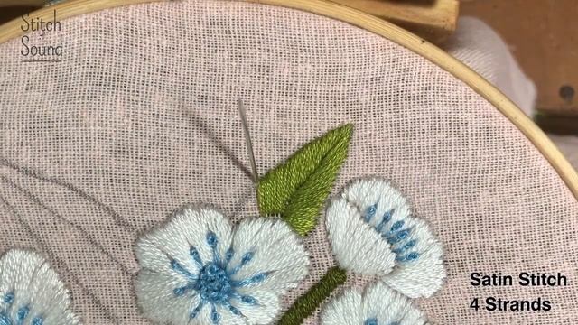Embroidery for beginners | Hand Embroidery Tutorial | PDF Pattern Free смотреть онлайн