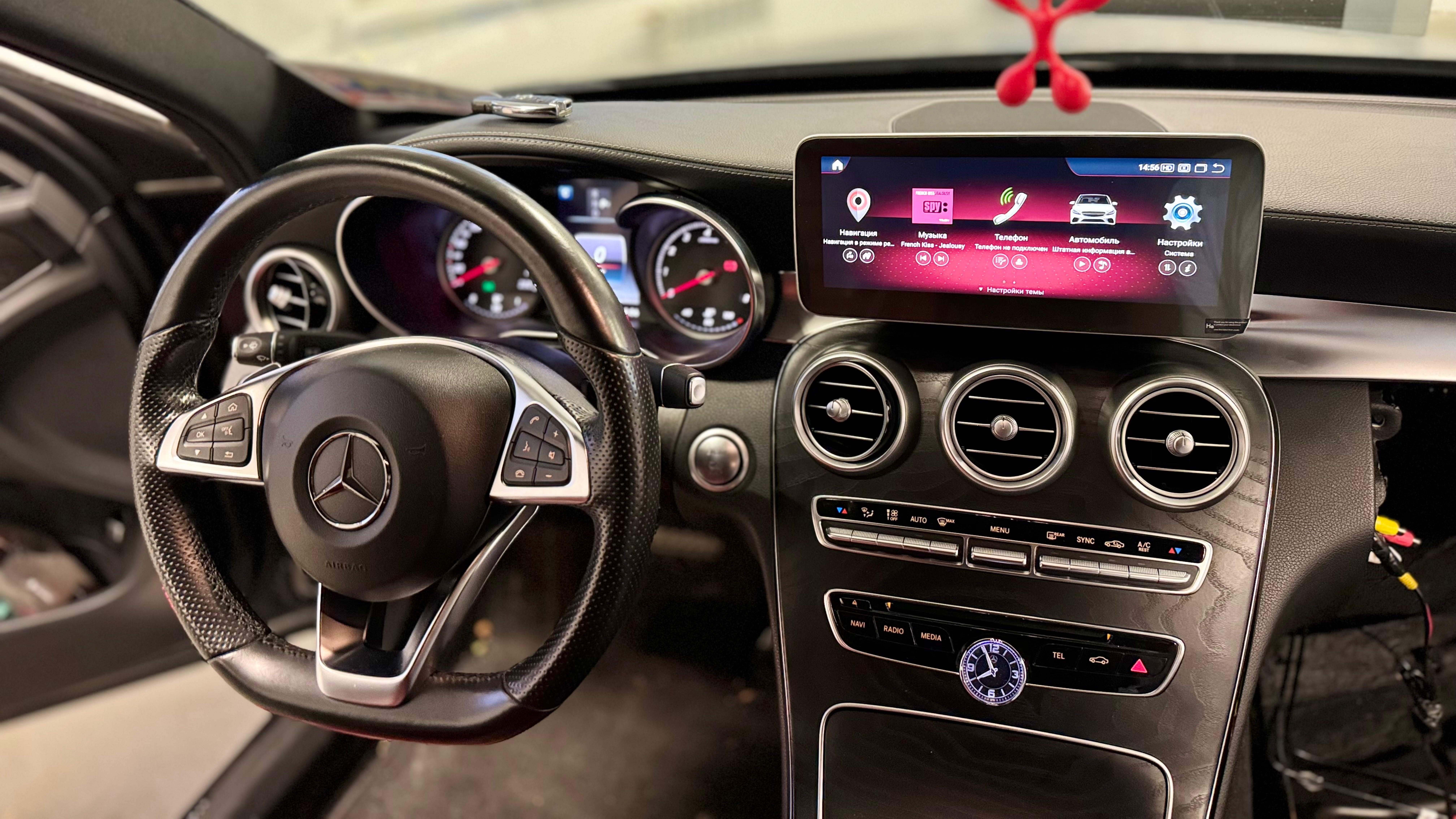 Монитор 14 Android Mercedes GLC X253, W205