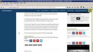 Avidemux - Save Video Into Different Files Tutorial