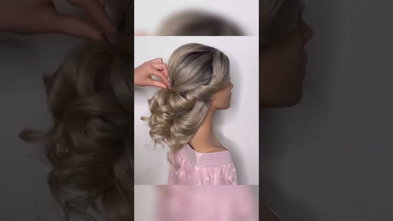 Красивая свадебная прическа | Низкий пучок смотреть онлайн