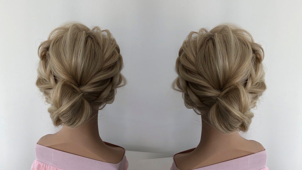 Как Сделать Низкий Пучок на Резинках | Лёгкая и Быстрая Прическа смотреть онлайн