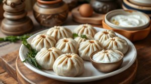 Буузы, из которых вытекает горячий бульон: попробуйте хотя бы раз