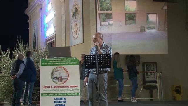 LISTA n 1 AMMINISTRIAMO INSIEME Comizio del 17 09 2020 смотреть онлайн