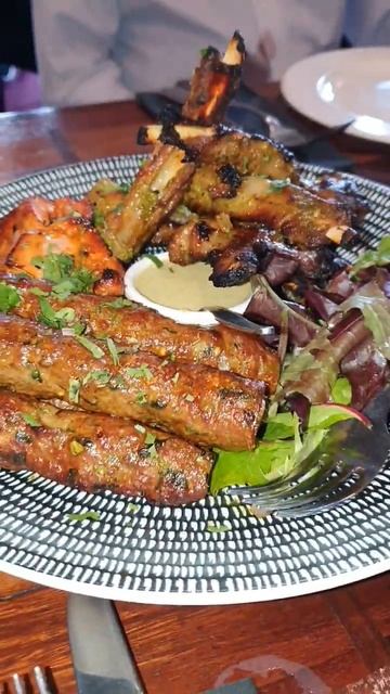 Meat platter chicken lamb Goat/ tandoori/ lamb chop смотреть онлайн