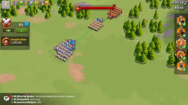 Rise of kingdoms - Expedition level 80 using kvk crystal tech