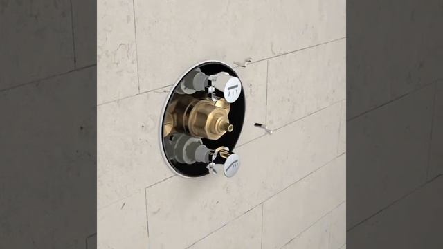 Монтаж термостата Kludi Push 388120538 смотреть онлайн