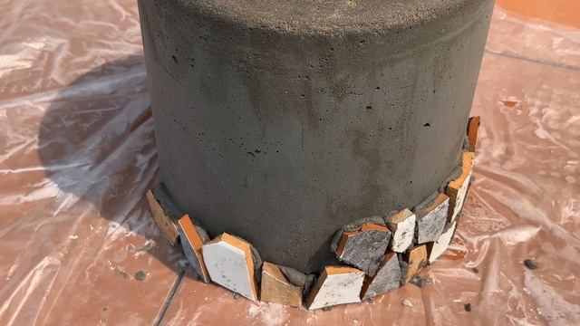 Creative Ways Use Leftover Ceramic Tile -Diy Coffee Table And Flower Pots So Unique смотреть онлайн