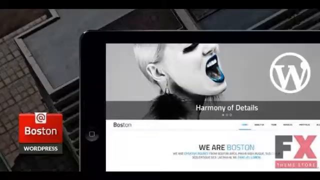 Preview Boston - Corporate Parallax WordPress Template TFore