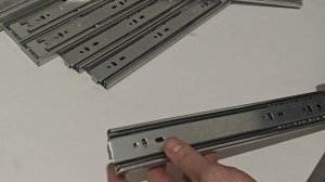 Шариковые направляющие полного выдвижения от нажатия push-to-open