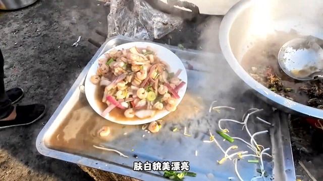 小胖水晶虾仁，辣炒大肠
