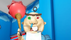 Roblox встретил огромного младенца.. Часть 2 (побег из детского сада)