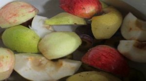 Компот из слив, яблок и груш