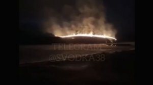 "Сводка 38" сообщает о пожаре на острове Харанцынский