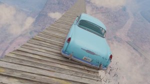 Слетел с моста в обрыв