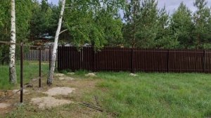 Возводим забор. Фронт 👌👌👌