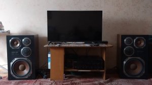 Diatone Ds-505 ( заменены подвесы на ппу) + Sansui 907DR