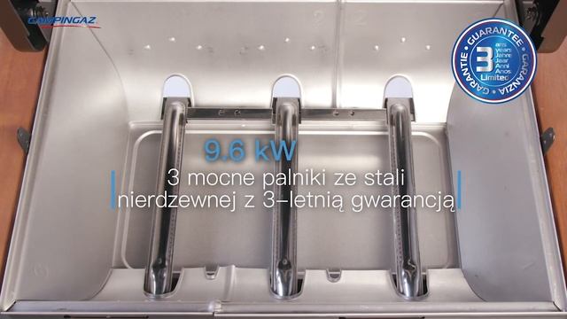 Campingaz® 3 Series Woody LX - trzypalnikowy grill gazowy z systemem Culinary Modular - PL смотреть онлайн
