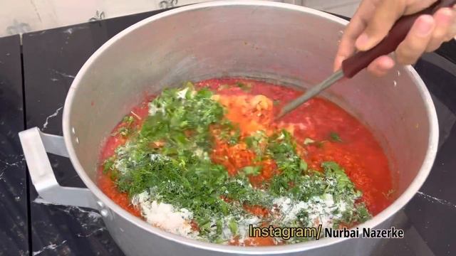 АДЖИКАНЫ БАКЛАЖКАДА  САҚТАЙМЫЗ ҚАЙНАТЫЛМАЙТЫН АДЖИКА!Уксус Аспирин қосылмайды.