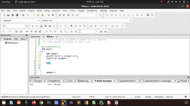 conditional control statements, if-else (part-1) 17 | C Programming Bangla Tutorial