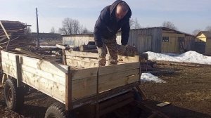 Делаю борта телеге