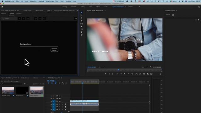SOTTOTITOLI in un video con PREMIERE PRO смотреть онлайн