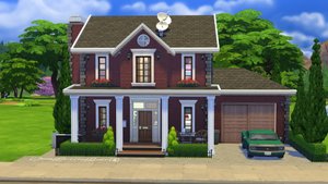 СЕМЕЙНЫЙ ДОМ / Строительство The Sims 4 / Уютный двор / Mulena Sims 4 / FAMILY HOME