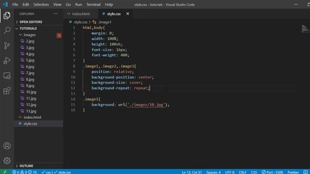 PARALLAX EFFECT BY USING PURE CSS IN TELUGU