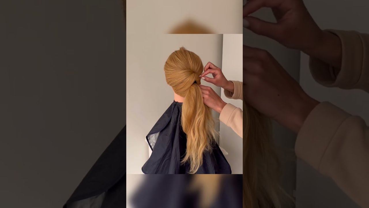 Лёгкий Небрежный Пучок | Урок Прически смотреть онлайн