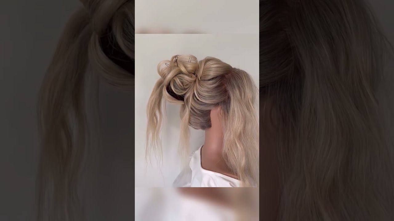 Очень быстрый способ создать красивую прическу! смотреть онлайн