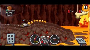 Hill Climb Racing 2 Пещеры Ледяного огня. Лихач