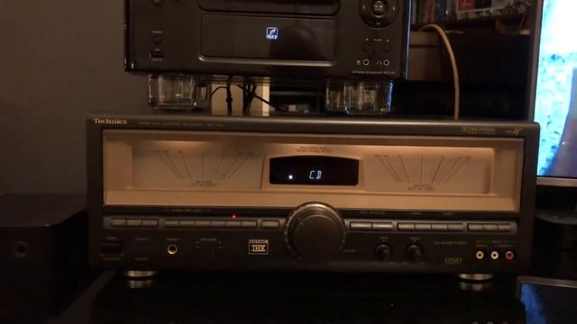 Technics SA-TX50 + SB-EX3 speakers. Saturday night. Reference 1/2 way mark volume test. смотреть онлайн