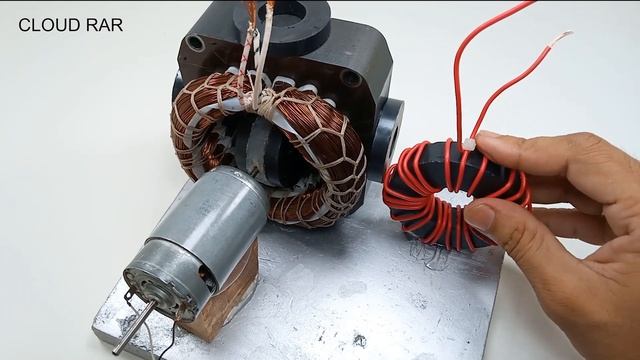i turn fridge compressor coil into 220v 7000W electric generator with PVC wire magnet-free_energy смотреть онлайн