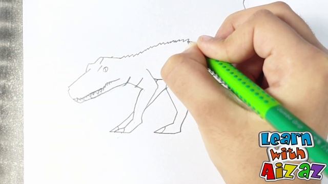 Postosuchus ( Prehistoric Reptile ) Drawing for Kids | Learn with Aizaz смотреть онлайн