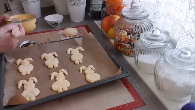 Пасхальные зайчики и Плюшечки! Пасхальная выпечка !Домашняя еда Кухня Рецепты