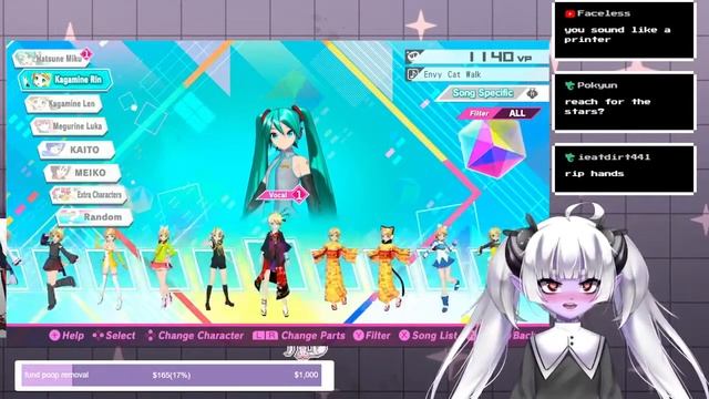 (Ghoul loli vtuber) PROJECT DIVA! just starting смотреть онлайн