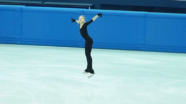 Elena Radionova, SP at practice, Russian Nationals 2014 смотреть онлайн