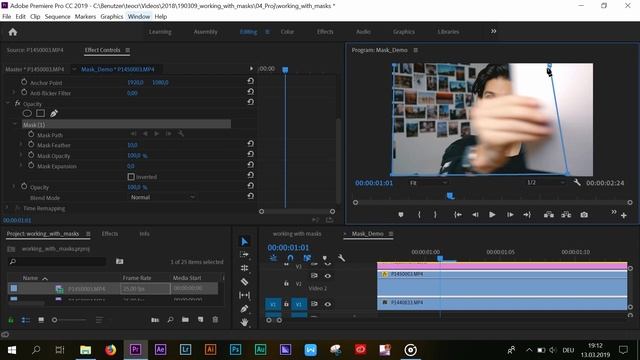 Working with masks in Premiere Pro // Tutorial // Teo Crawford смотреть онлайн