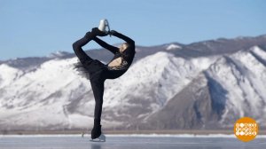 Лучшие фигуристы России - на льду Байкала! Доброе утро. Суббота. Фрагмент выпуска от 05.04.2025