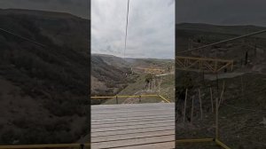 Самый большой зип-лайн в России в экстрим-парке «Медовый»  КЧР. 1/04/25