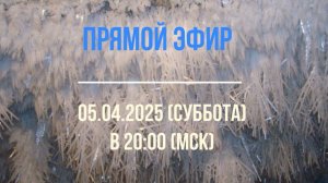 Анонс эфира 05.04.2025