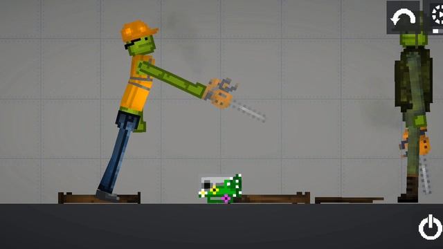 Melon Sandbox битва на бензопилах под лютую музыку смотреть онлайн